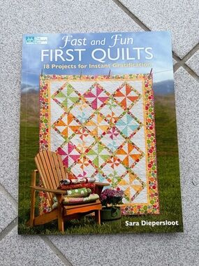 Fast and fun first quilts book